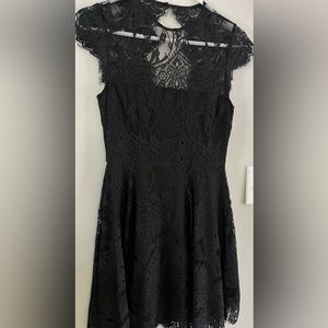 Black Lace Cocktail Dress